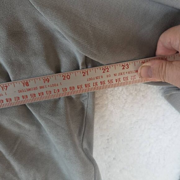 St. Croix Knits Men's Micro Suede Ribbed Trim Pullover Sweater Gray XL - Picture 4 of 6